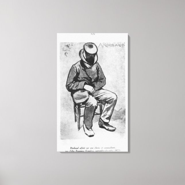 Lienzo Arthur Rimbaud (Anverso)