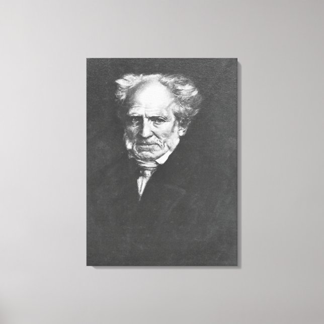Lienzo Arthur Schopenhauer (Anverso)