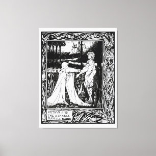 Lienzo Arthur y el extraño mantel