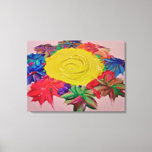 Lienzo Artista de autismo Candy Waters (Anverso)