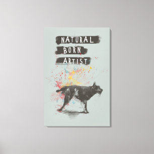 Lienzo artista nacido natural