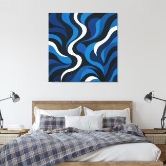 Lienzo Artsy Blue Wall Decor
