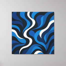 Lienzo Artsy Blue Wall Decor