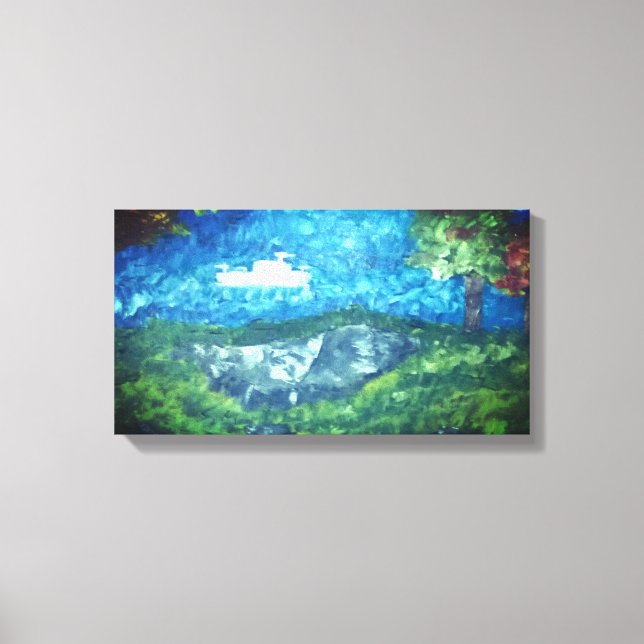 Lienzo ASA CREATON water war (Anverso)