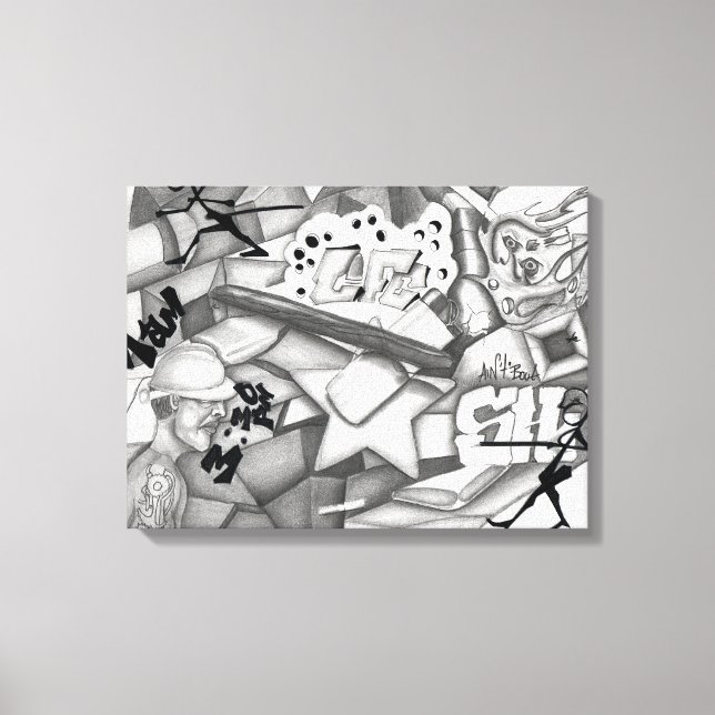 Lienzo ASA CREATON West Virgina  (Anverso)