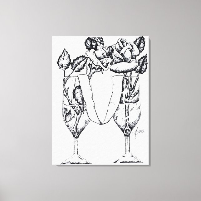 Lienzo ASA CREATON West Virgina  (Anverso)