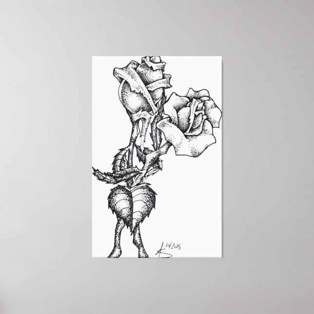 Lienzo ASA CREATON West Virgina  (Anverso)