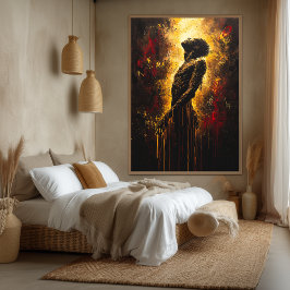 Lienzo Ascensión del alma expresionista contemporánea A