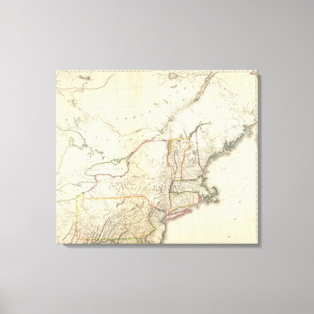 Lienzo Asentamientos de la India en América del Norte 5 (Anverso)