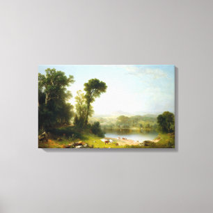 Lienzo Asher Brown Durand Paisaje Pastoral