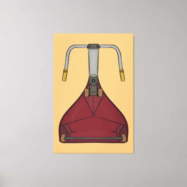 Lienzo Así es como conducí en los años 70 y 80 (Anverso)