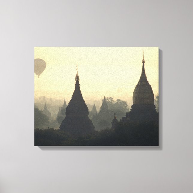 Lienzo Asia, Birmania, (Myanmar), Pagan (Bagan) Aire cali (Anverso)