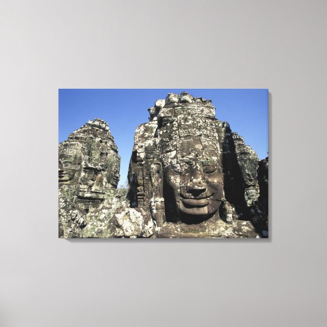 Lienzo Asia, Camboya, Siem Reap, Angkor Thom (b. Tarde) (Anverso)