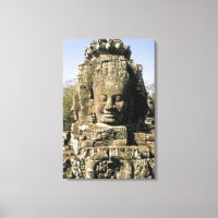 Asia, Camboya, Siem Reap. Angkor Thom, jefes de