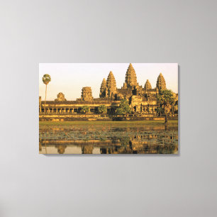 Lienzo Asia, Camboya, Siem Reap. Angkor Wat.
