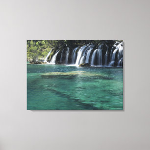 Lienzo Asia, China, provincia de Sichuan, Jiuzhaigou