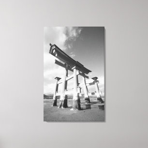 Lienzo Asia, Japón, Miyajima. La Puerta de Torri.