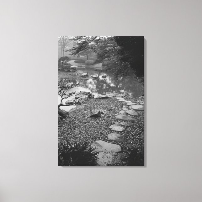 Lienzo Asia, Japón, Tokio, detalles, palacio imperial (Anverso)