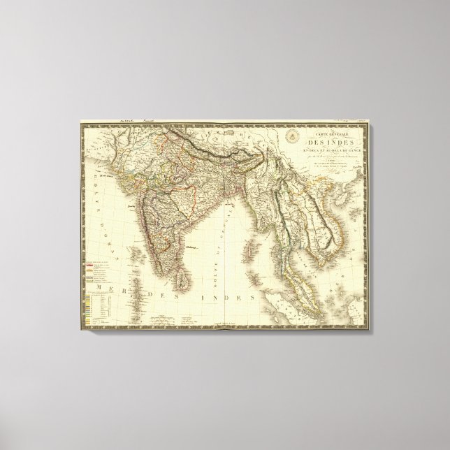 Lienzo Asia meridional (Anverso)