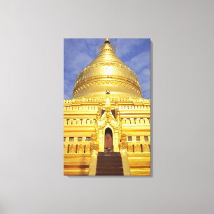 Lienzo Asia, Myanmar (Birmania), Bagan (Pagan). El Shwe 2