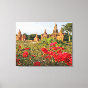 Lienzo Asia, Myanmar (Birmania), Bagan (Pagan). Un Bagan