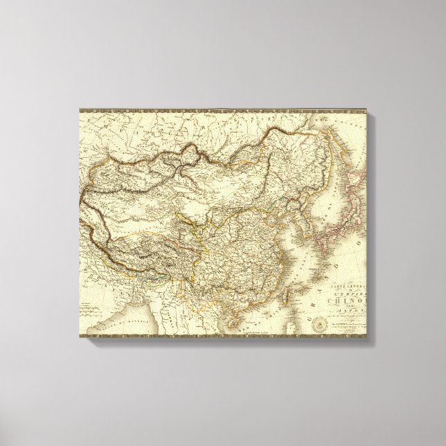 Lienzo Asia Oriental, China, Japón (Anverso)