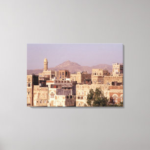Lienzo Asia, Oriente Medio, República de Yemen, Sana'a.