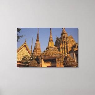 Lienzo Asia, Tailandia, Bangkok, Wat Po, más antiguo de l