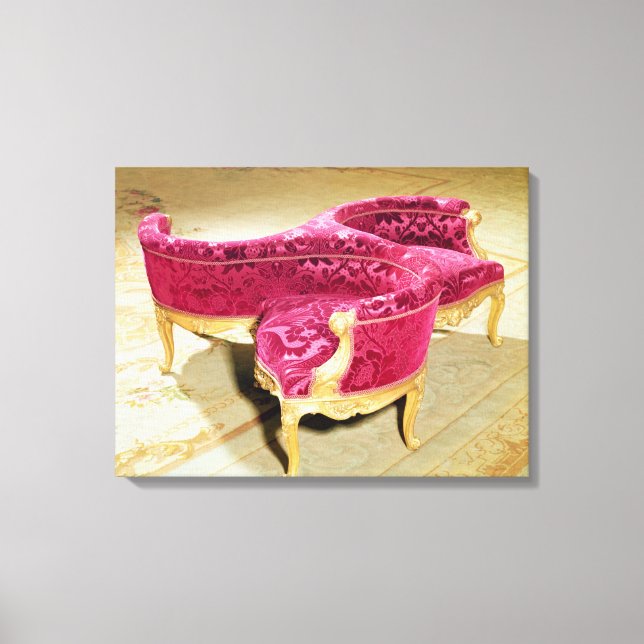 Lienzo Asiento de amor de Napoleón III (Anverso)