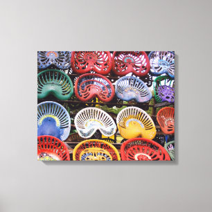 Lienzo Asientos para tractores en la exposición del tract