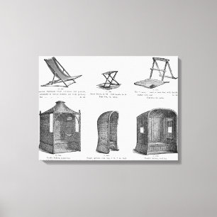 Lienzo Asientos y cenadores del catalogu de Oetzmann y