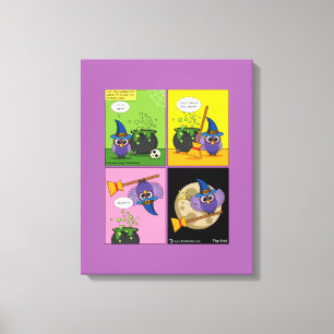 Lienzo Asistente para aprendices - Cómic de limpieza