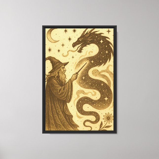 Lienzo Asistente para citar dragón (Anverso)