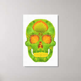 Lienzo Aspen Leaf Skull 10