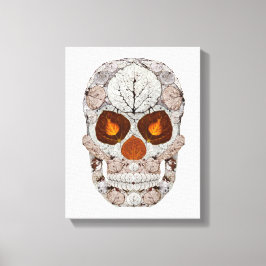Lienzo Aspen Leaf Skull 11