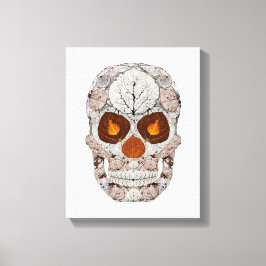 Lienzo Aspen Leaf Skull 11