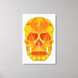 Lienzo Aspen Leaf Skull 13