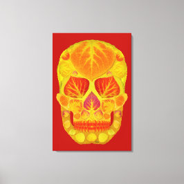 Lienzo Aspen Leaf Skull 13