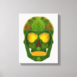 Lienzo Aspen Leaf Skull 9