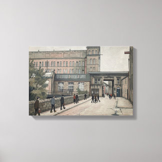 Lienzo Asquith Bottom Mills Sowerby Bridge al estilo de L