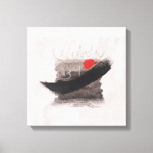 Lienzo Astagfirullah-calligrafía minimalista wabi sabi