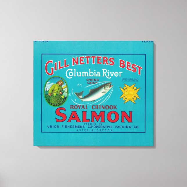 Lienzo Astoria, OregonGill Netters BestAstoria, OR (Anverso)