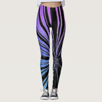 Lienzo Astral de diseño estilo Miami Leggings