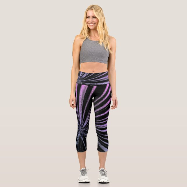 Lienzo Astral de diseño estilo Miami Leggings (Anverso)