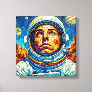 LIENZO ASTRONAUTA 10