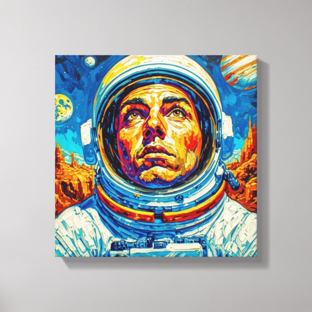 LIENZO ASTRONAUTA 10 (Anverso)
