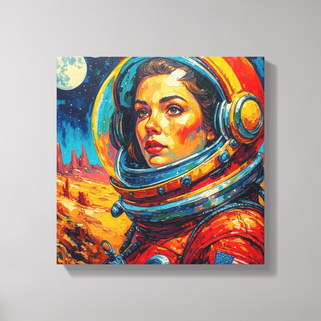 LIENZO ASTRONAUTA 17 (Anverso)
