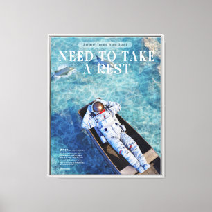 Lienzo Astronauta Chill'in Design Art