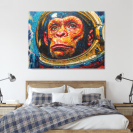 LIENZO ASTRONAUTA CHIMPANCÉ REGRESA A CASA-4