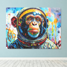 LIENZO ASTRONAUTA CHIMPANCÉ REGRESA A CASA-9